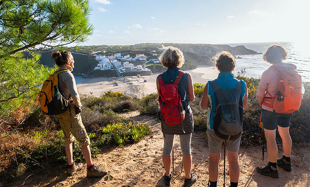 Fischerweg an der portugiesischen Atlantikküste