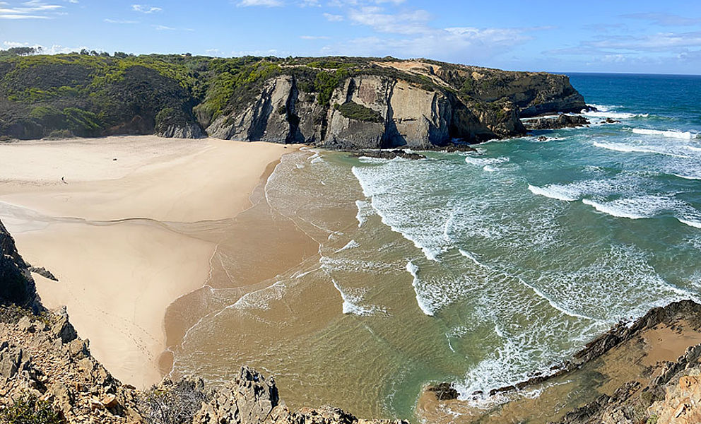 Fischerweg an der portugiesischen Atlantikküste